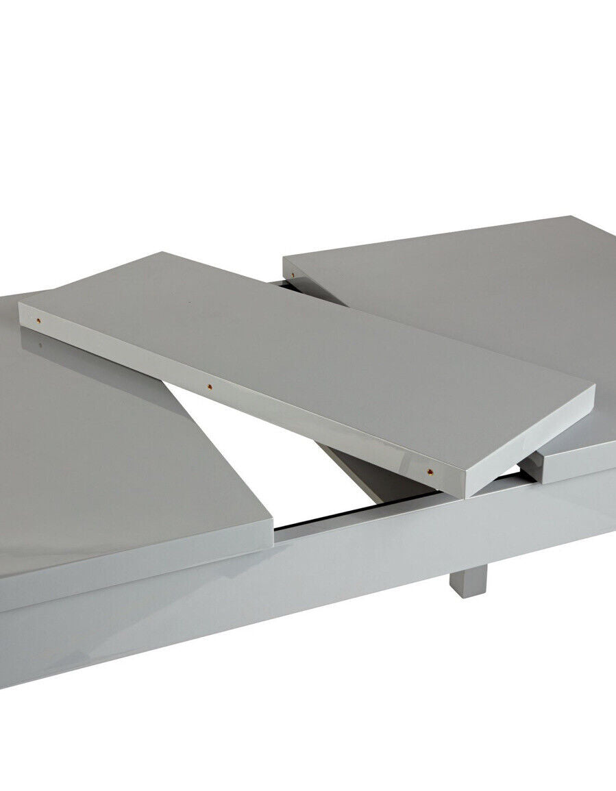 Lyssa Extending 4-6 Seater Dining Table - Grey
